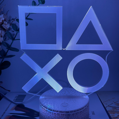 Creative Gamepad 3D LED Desk Lamp