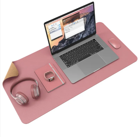 Cork Leather Desk Mouse Pad