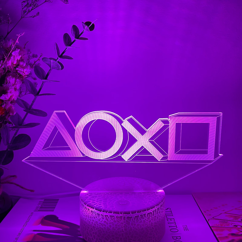 Creative Gamepad 3D LED Desk Lamp