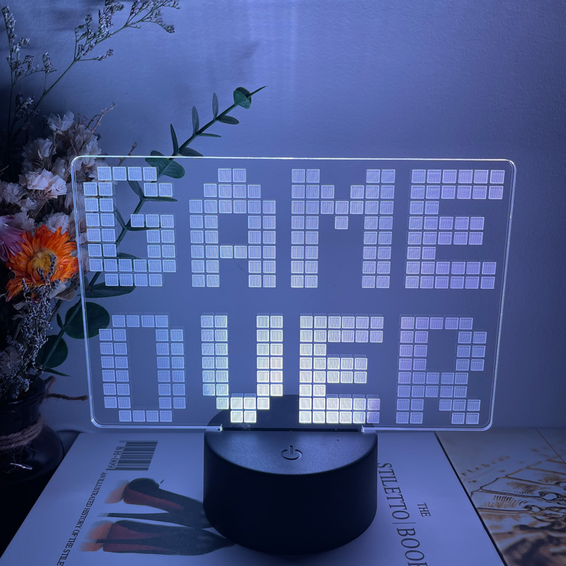 Creative Gamepad 3D LED Desk Lamp