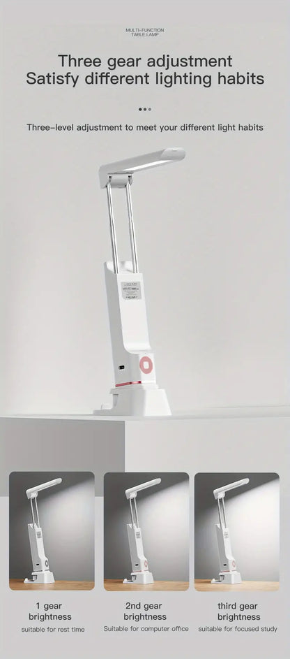 Multifunctional LED Reading Desk Lamp with Power Bank
