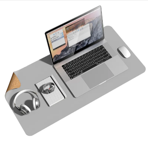 Cork Leather Desk Mouse Pad