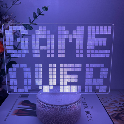 Creative Gamepad 3D LED Desk Lamp