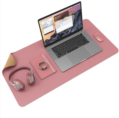 Cork Leather Desk Mouse Pad