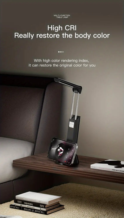 Multifunctional LED Reading Desk Lamp with Power Bank