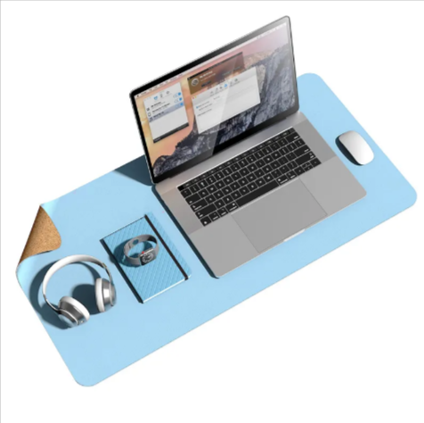Cork Leather Desk Mouse Pad