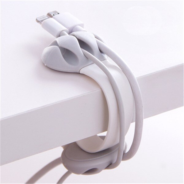 Desk Cable Organizer and Data Line Holder Clamp
