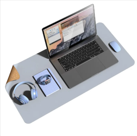 Cork Leather Desk Mouse Pad